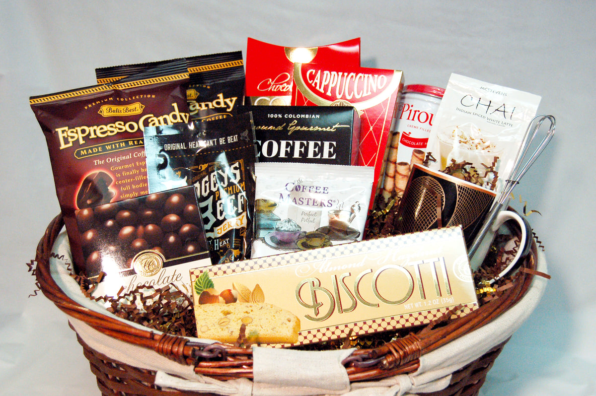 Coffee and Chocolates Gift Basket